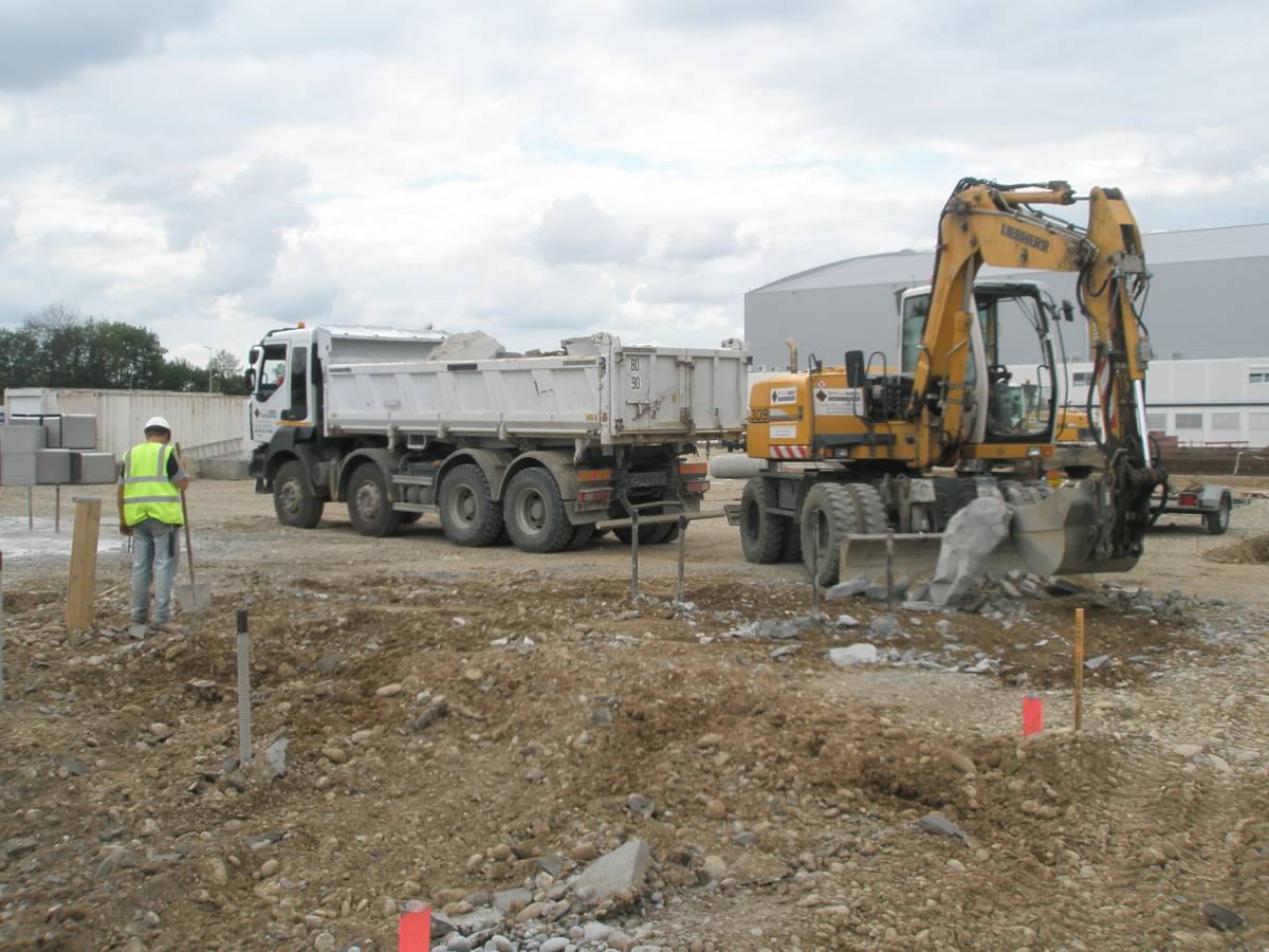 Entreprise de terrassement à Sierentz dans le secteur des trois frontières (68) Kingersheim